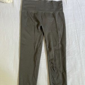 Curves & Combat Boots Grey Scrunch Leggings